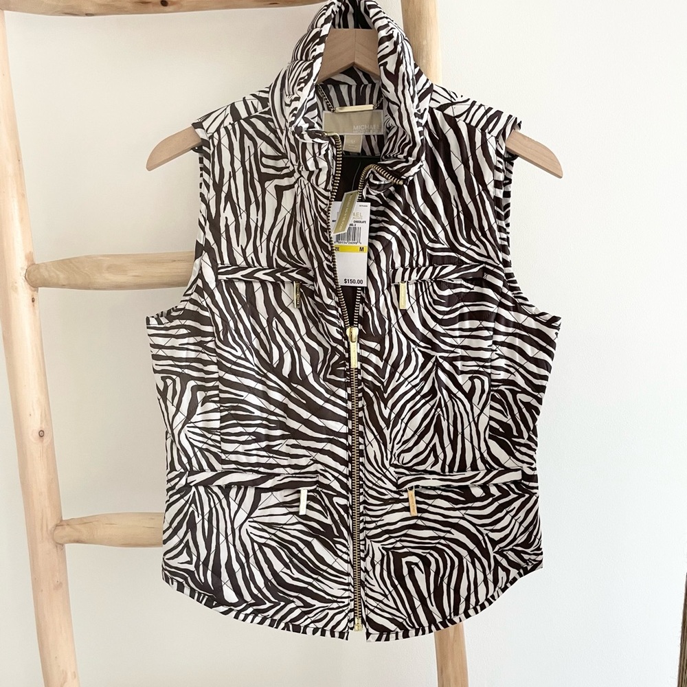 Michael Kors Women’s Zebra Vest